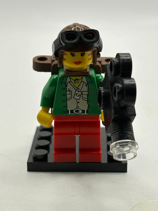 Lego minifgure adventures dino island Miss Gail Storm adv018 video camera FRENLY BRICKS - Open 7 Days