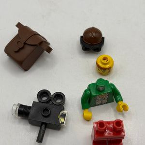 Lego minifgure adventures dino island Miss Gail Storm adv018 video camera FRENLY BRICKS - Open 7 Days