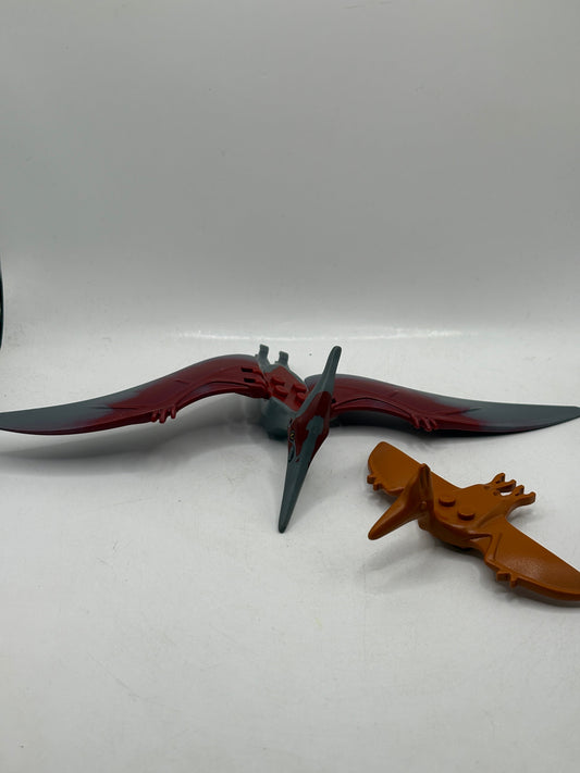 Lego Jurassic Pterodactyl Minifigure lot x 2 Incomplete FRENLY BRICKS - Open 7 Days