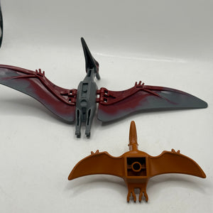 Lego Jurassic Pterodactyl Minifigure lot x 2 Incomplete FRENLY BRICKS - Open 7 Days