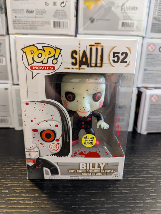 FUNKO POP Vinyl Billy Glow GITD Saw #52 Grail FRENLY BRICKS - Open 7 Days