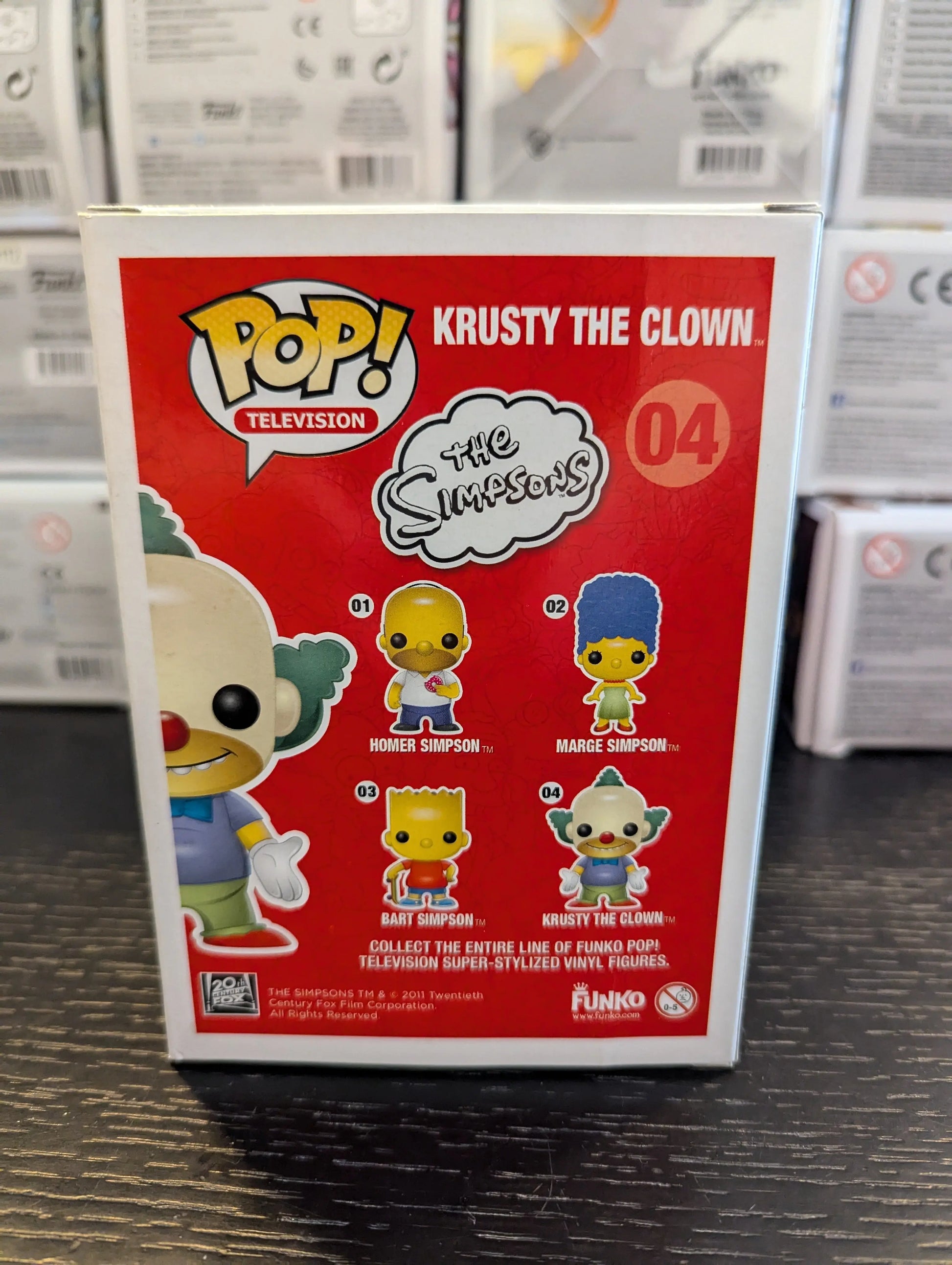 Funko Pop The Simpson Krusty The Clown TM #04 Vaulted & Retired FRENLY BRICKS - Open 7 Days