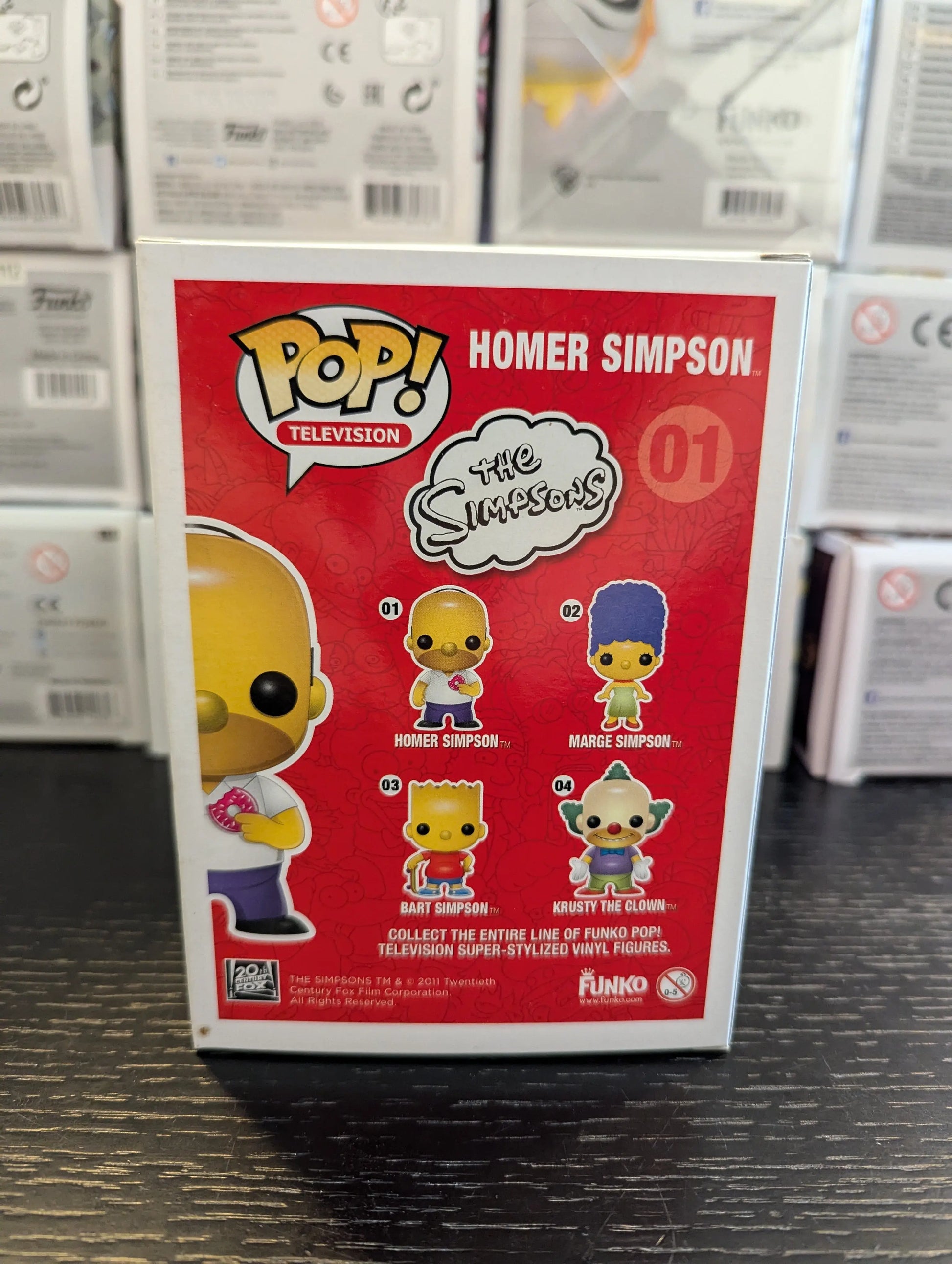 Funko POP Vinyl - Television - The Simpsons - Homer Simpson - #01 FRENLY BRICKS - Open 7 Days