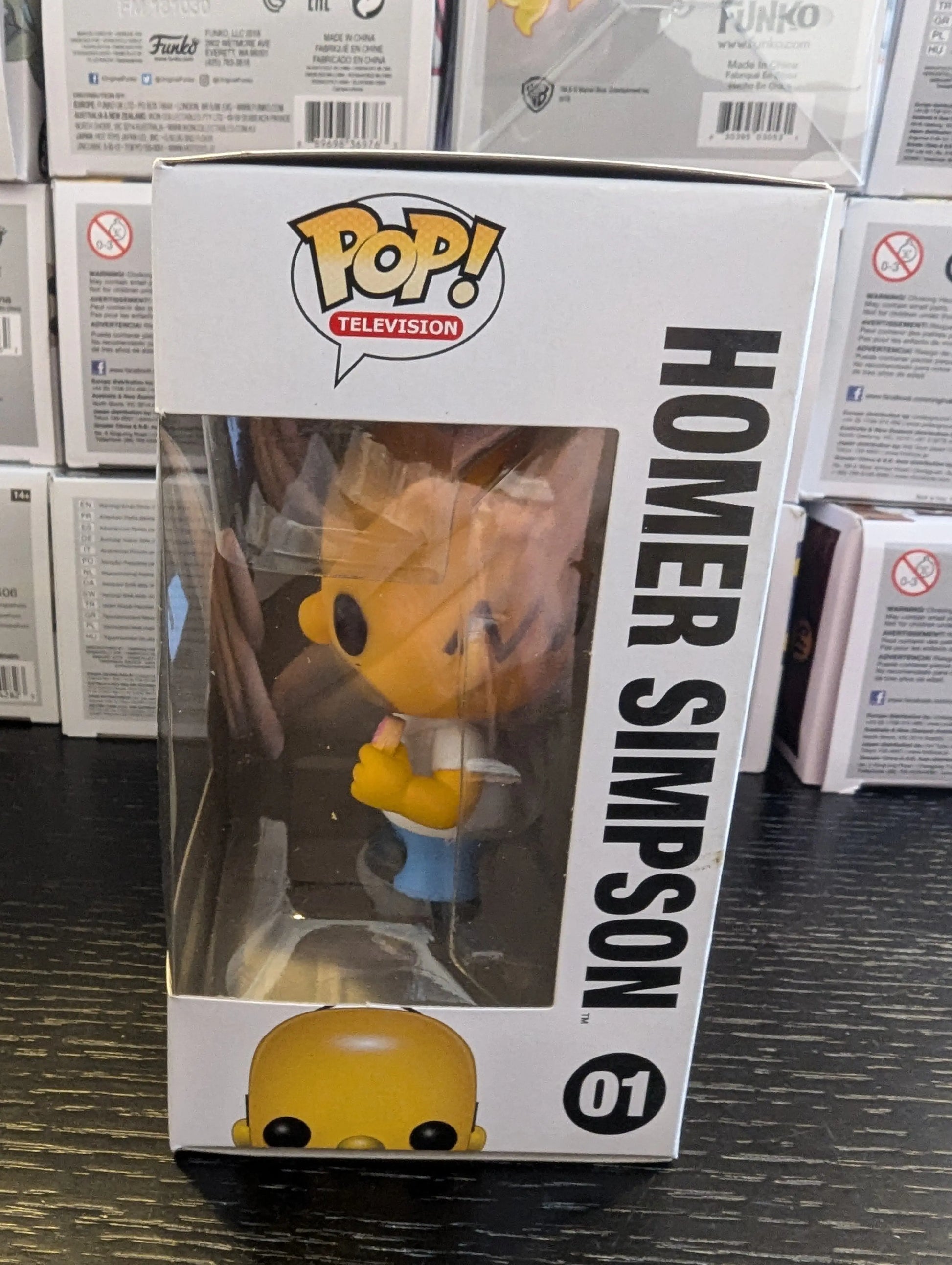 Funko POP Vinyl - Television - The Simpsons - Homer Simpson - #01 FRENLY BRICKS - Open 7 Days