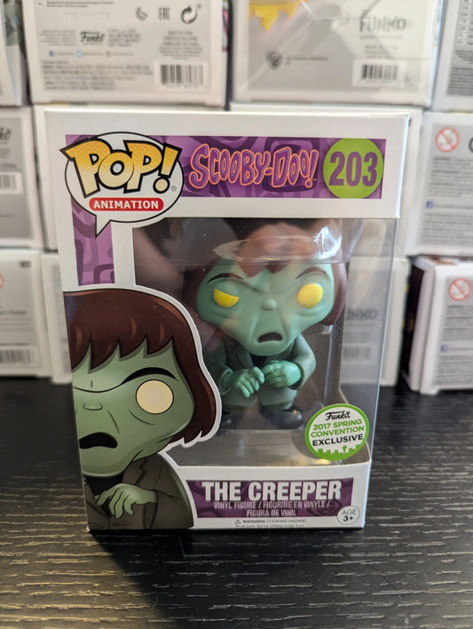 Funko Vinyl Pop Animation .. The Creeper # 203. Scooby Doo. Convention Exclusive FRENLY BRICKS - Open 7 Days