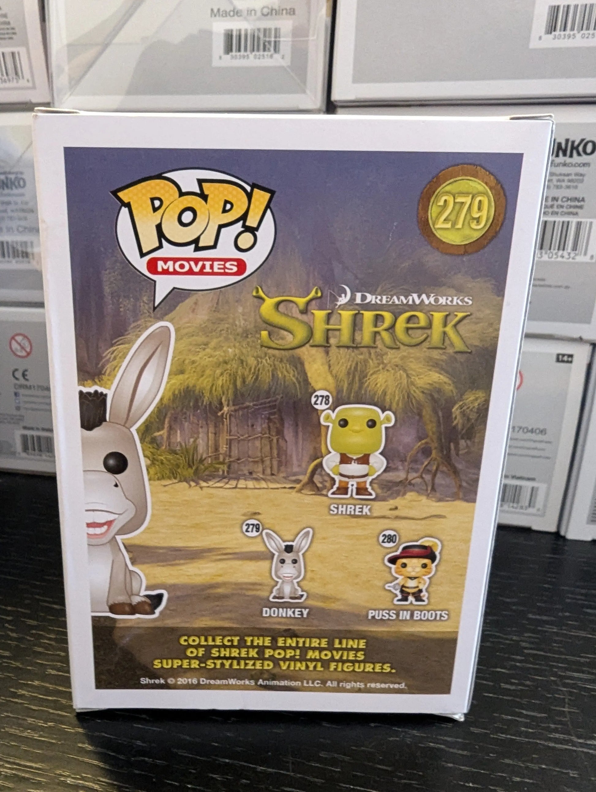 Donkey 279 Funko Pop Vinyl Movies DreamWorks Shrek FRENLY BRICKS - Open 7 Days