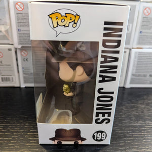 Funko Pop Vinyl #199 Indiana Jones Vaulted Grail 2016 SDCC Excellent Condition FRENLY BRICKS - Open 7 Days