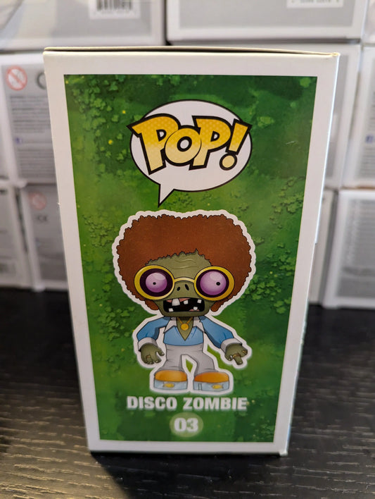 FUNKO POP VINYL PLANTS VS ZOMBIES PVZ DISCO ZOMBIE #03 FRENLY BRICKS - Open 7 Days