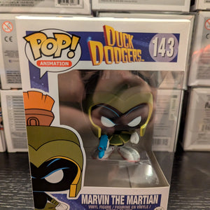 Funko POP MARVIN THE MARTIAN  143 FRENLY BRICKS - Open 7 Days