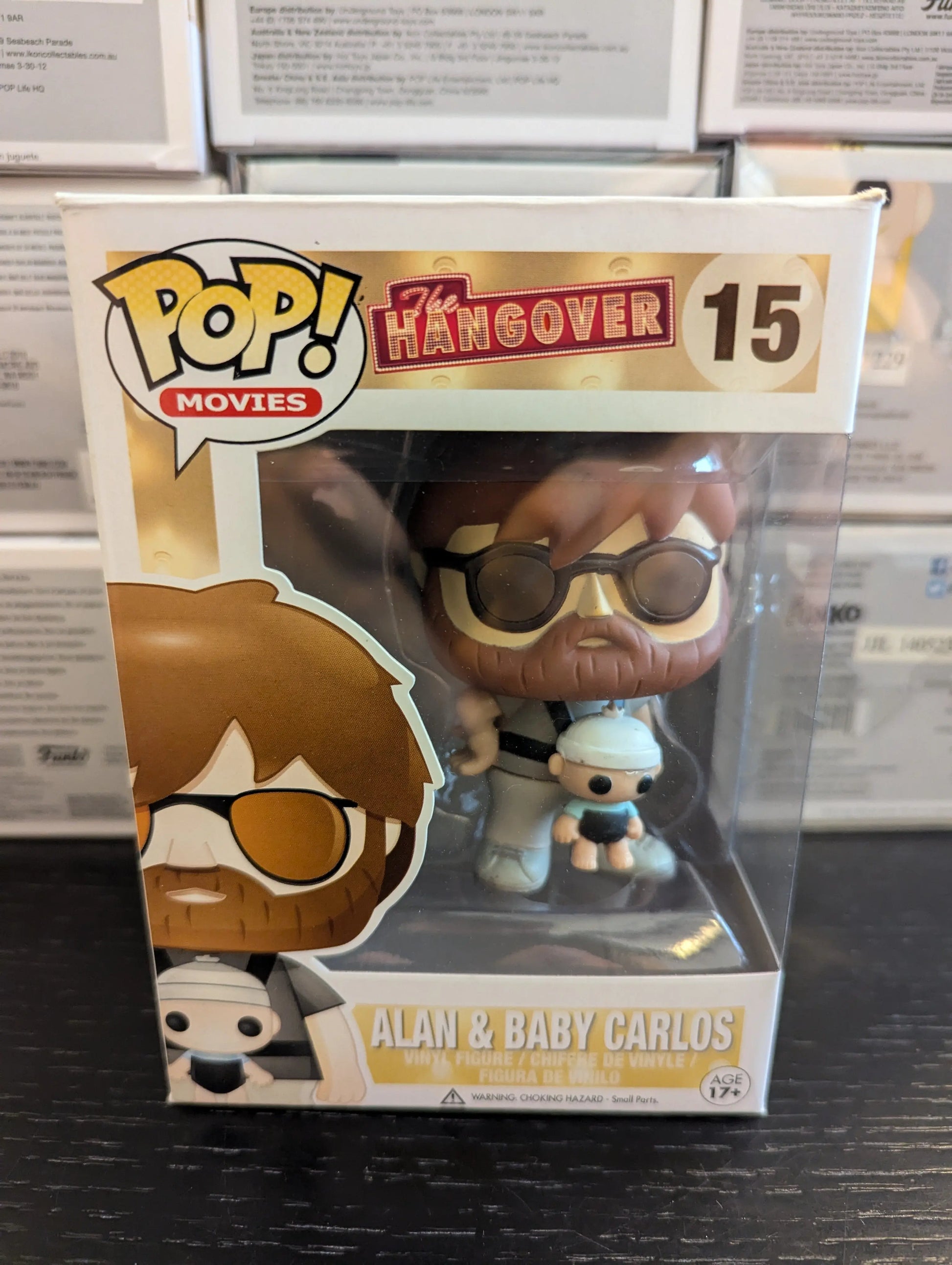 Pop Vinyl Funko Pop Figure - The Hangover: Alan & Baby Carlos #15 FRENLY BRICKS - Open 7 Days