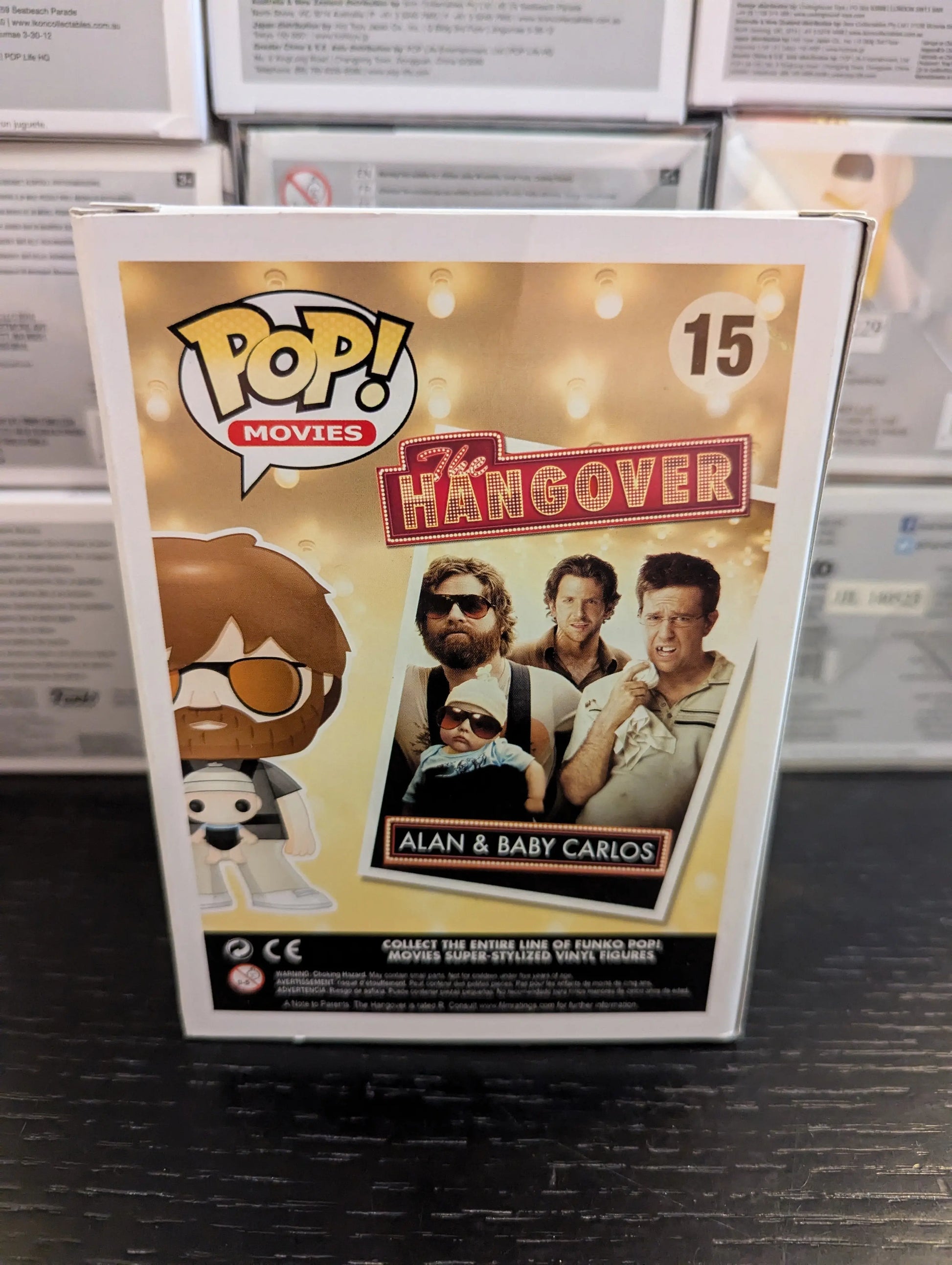 Pop Vinyl Funko Pop Figure - The Hangover: Alan & Baby Carlos #15 FRENLY BRICKS - Open 7 Days