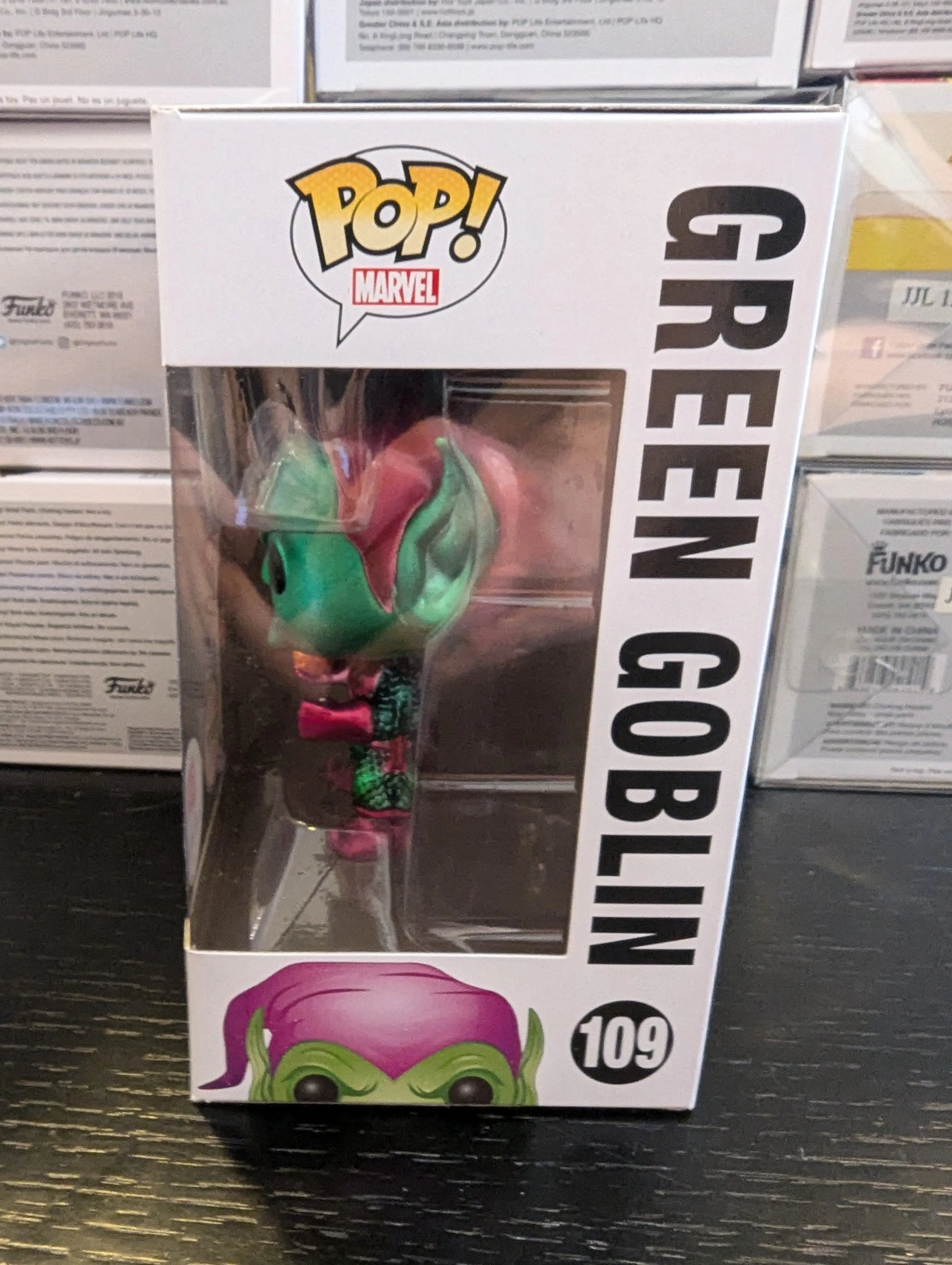 Funko Pop! Vinyl: Marvel - Green Goblin (Metallic) Limited (Chase) - Walgreens FRENLY BRICKS - Open 7 Days