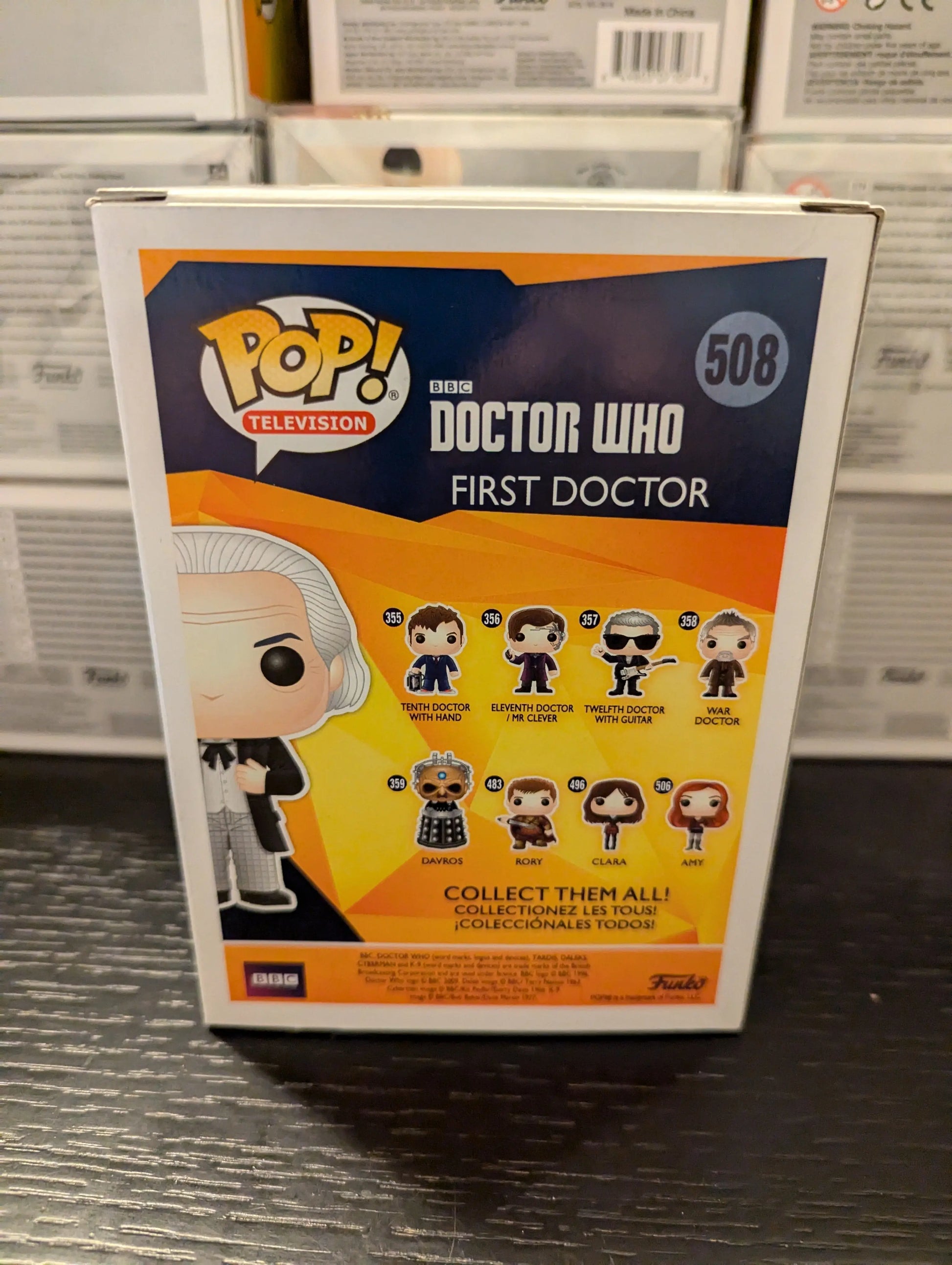 Funko POP Doctor Who First Doctor 508 NYCC 2017 Exclusive Hartnell FRENLY BRICKS - Open 7 Days