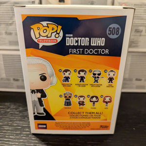 Funko POP Doctor Who First Doctor 508 NYCC 2017 Exclusive Hartnell FRENLY BRICKS - Open 7 Days