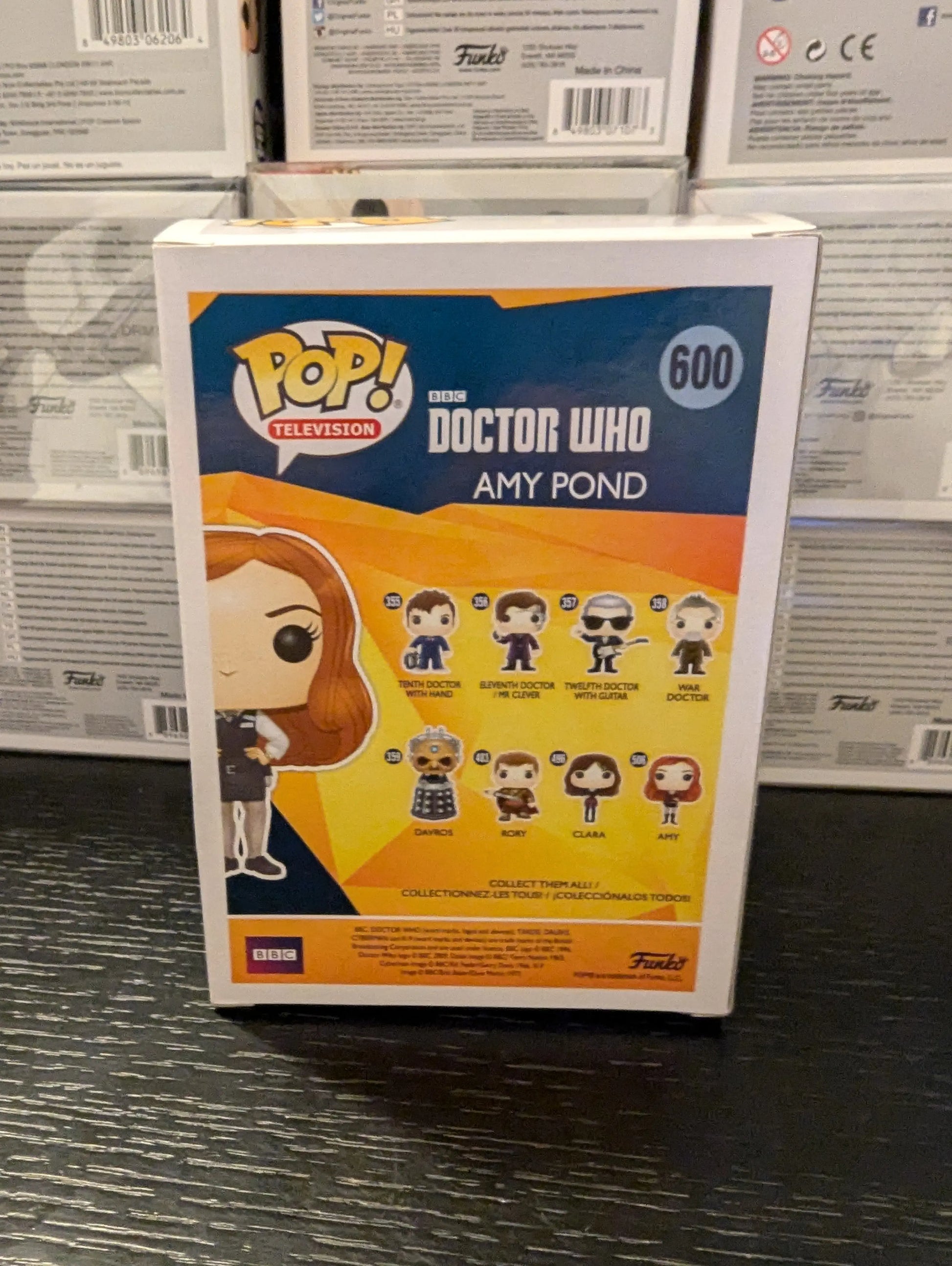 Amy Pond Pop 600 - Doctor Who Funko Pop! Vinyl - 2018 Spring Convention FRENLY BRICKS - Open 7 Days