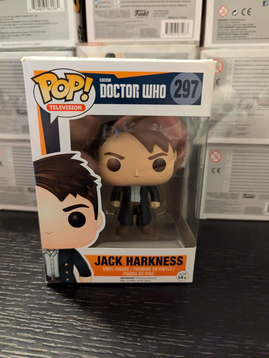 Funko Pop! Vinyl: Doctor Who - Jack Harkness #297 Vaulted FRENLY BRICKS - Open 7 Days