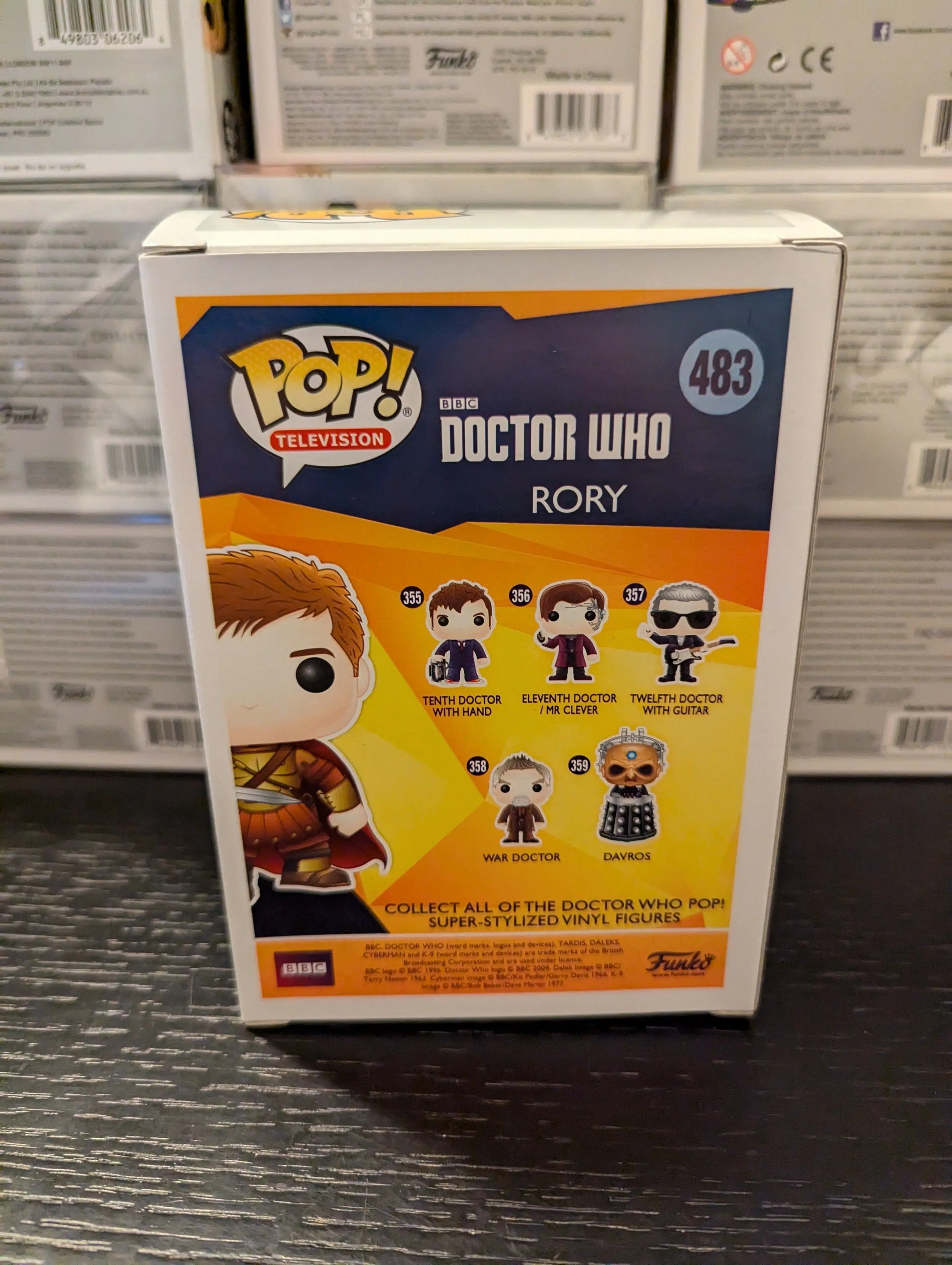 Funko POP! Doctor Who Vinyl Figure - RORY (The Last Centurion) #483 (Excl) *NM* FRENLY BRICKS - Open 7 Days