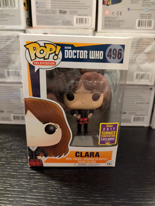 Clara (2017 Summer Convention) #496 Doctor Who Pop! Vinyl FRENLY BRICKS - Open 7 Days