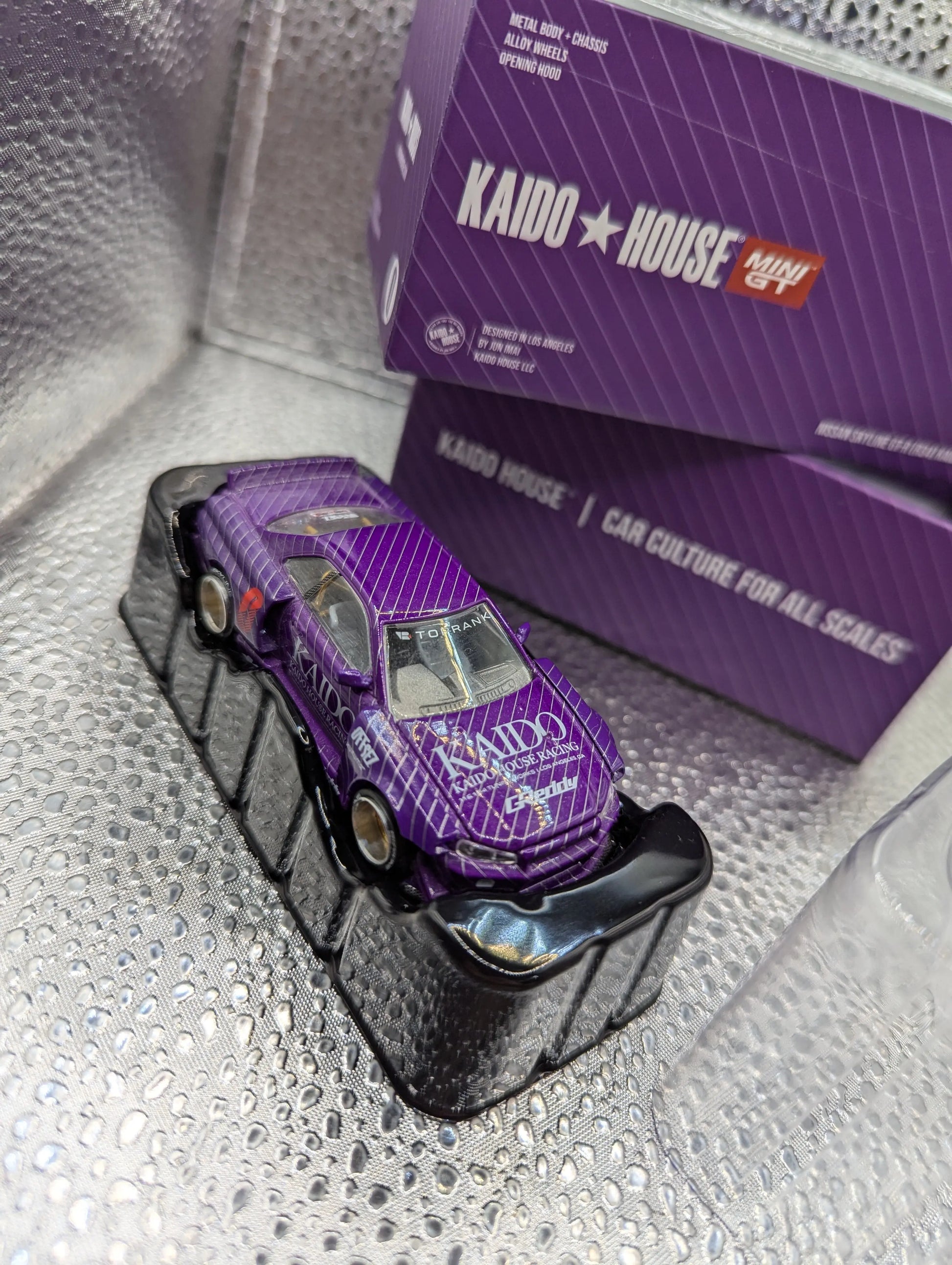 Kaido House x Mini GT Nissan Skyline GT-R R34 Kaido Works V1 1/64 Opened Box FRENLY BRICKS - Open 7 Days