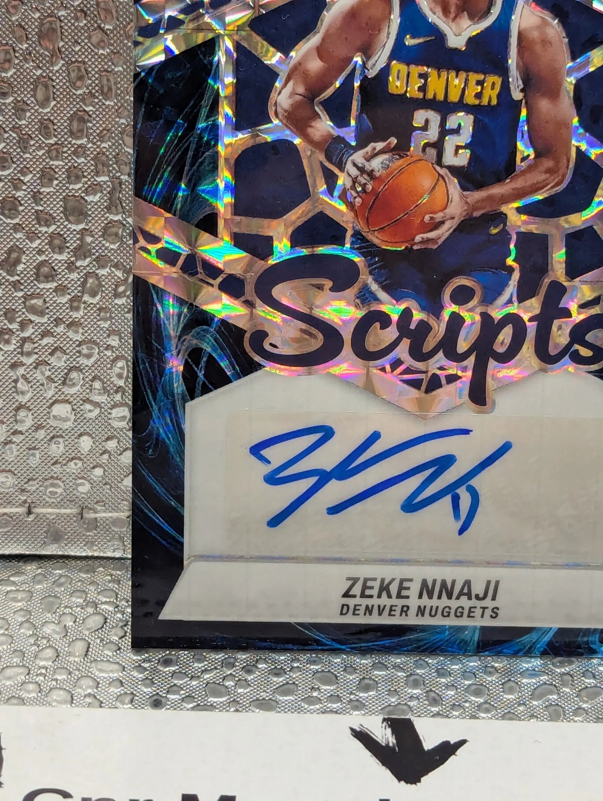 2023-24 Panini Mosaic ZEKE NNAJI scripts Genesis AUTO FRENLY BRICKS - Open 7 Days