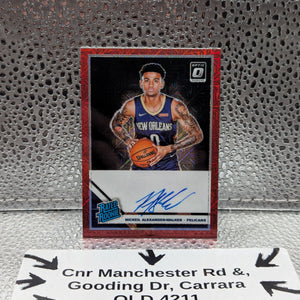 2019-20 Optic Donruss NICKEIL ALEXANDER-WALKER Rated Rookie MOJO Red FRENLY BRICKS - Open 7 Days