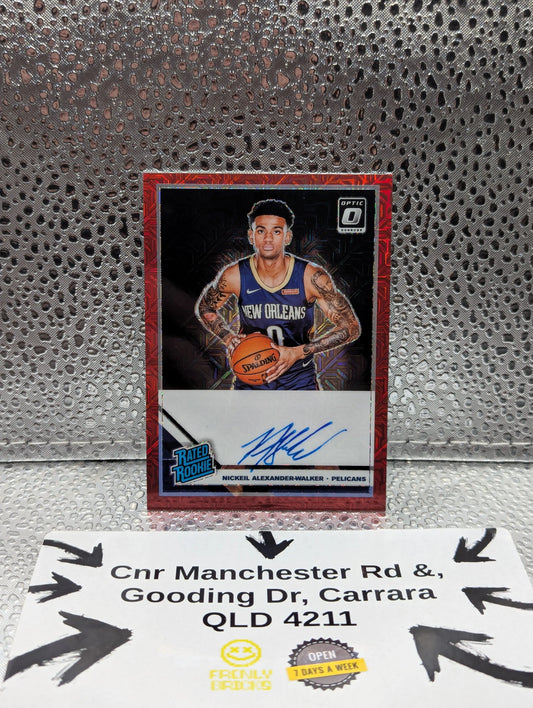 2019-20 Optic Donruss NICKEIL ALEXANDER-WALKER Rated Rookie MOJO Red FRENLY BRICKS - Open 7 Days