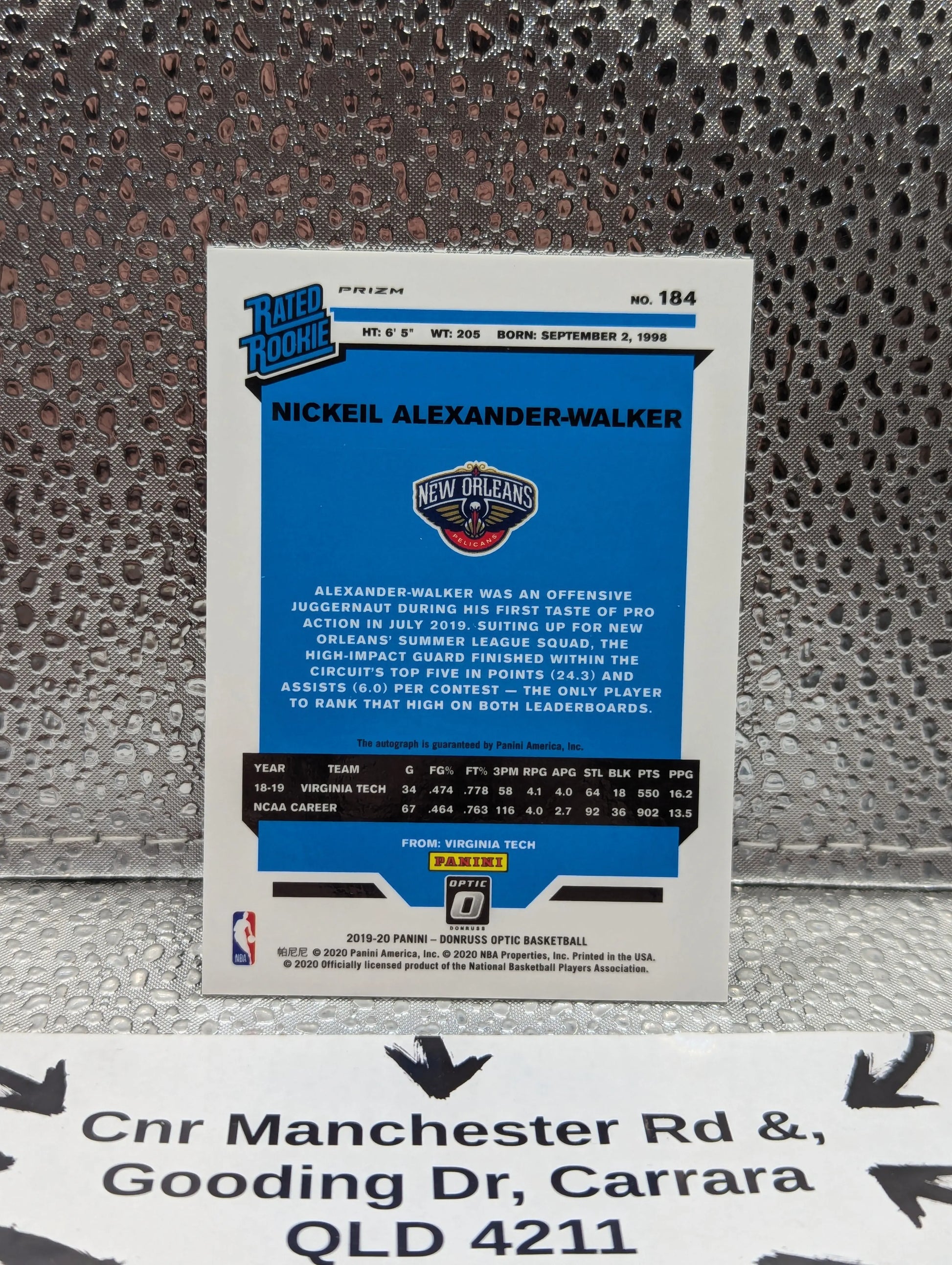 2019-20 Optic Donruss NICKEIL ALEXANDER-WALKER Rated Rookie MOJO Red FRENLY BRICKS - Open 7 Days