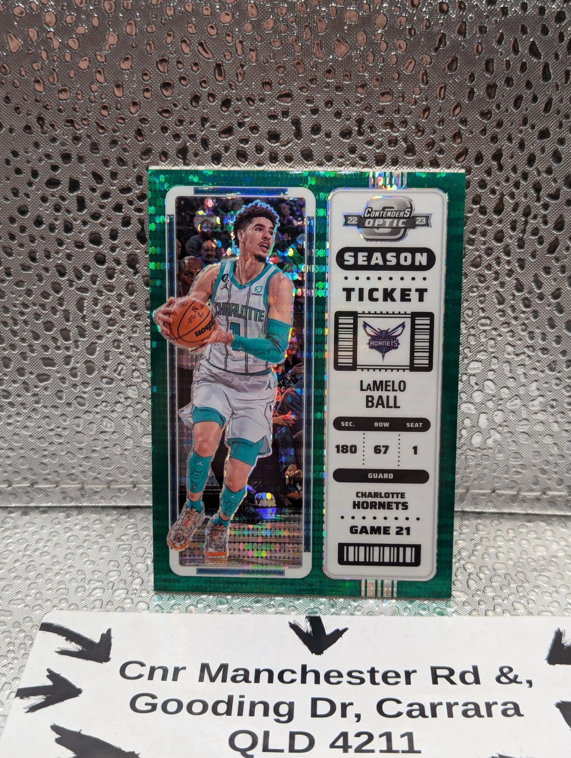 2022-23 Panini Optic Donruss LAMELO BALL /25 GREEN FRENLY BRICKS - Open 7 Days