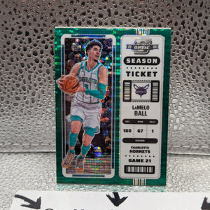 2022-23 Panini Optic Donruss LAMELO BALL /25 GREEN FRENLY BRICKS - Open 7 Days