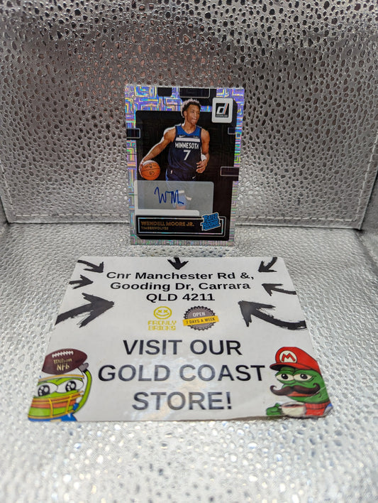 2022-23 Panini Donruss MOJO WENDELL MOORE JR. RATED ROOKIE auto FRENLY BRICKS - Open 7 Days