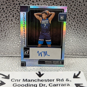 2022-23 Panini Donruss Signatures SILVER Wendell Moore Jr. rookie FRENLY BRICKS - Open 7 Days