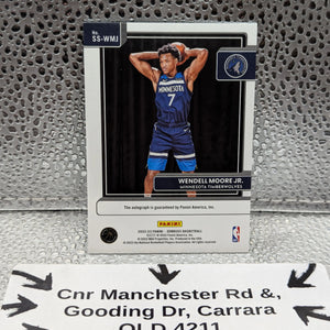 2022-23 Panini Donruss Signatures SILVER Wendell Moore Jr. rookie FRENLY BRICKS - Open 7 Days