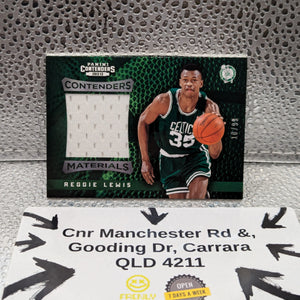 2012-13 Panini Contenders REGGIE LEWIS /99 Materials FRENLY BRICKS - Open 7 Days