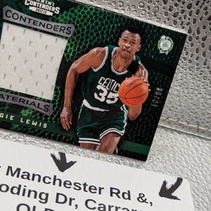 2012-13 Panini Contenders REGGIE LEWIS /99 Materials FRENLY BRICKS - Open 7 Days