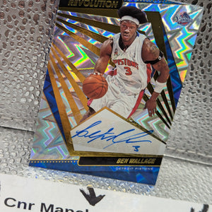 2021-22 Panini Revolution BEN WALLACE auto /100 FRENLY BRICKS - Open 7 Days