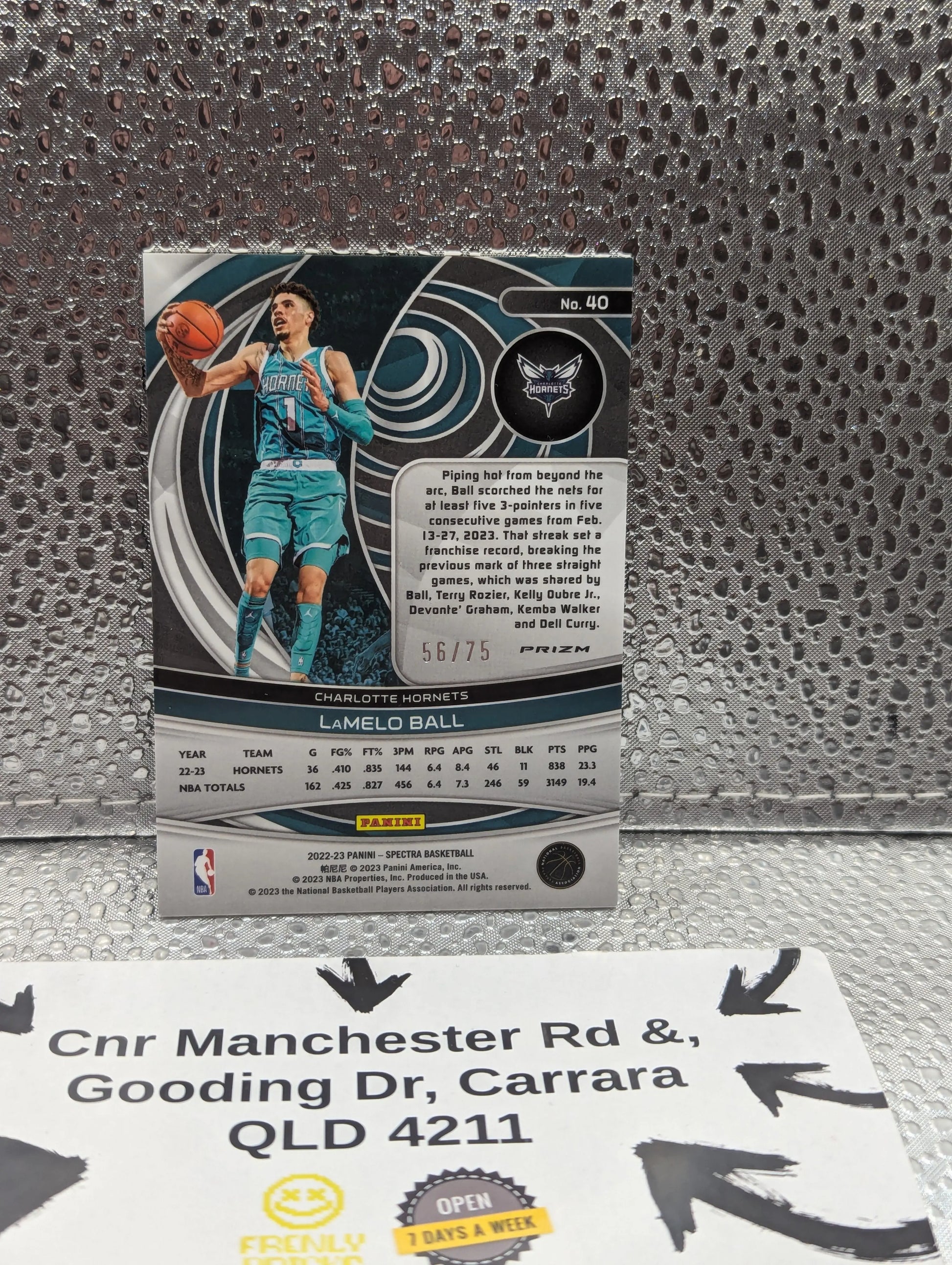 2022-23 Panini Spectra Lamello Ball /75 FRENLY BRICKS - Open 7 Days