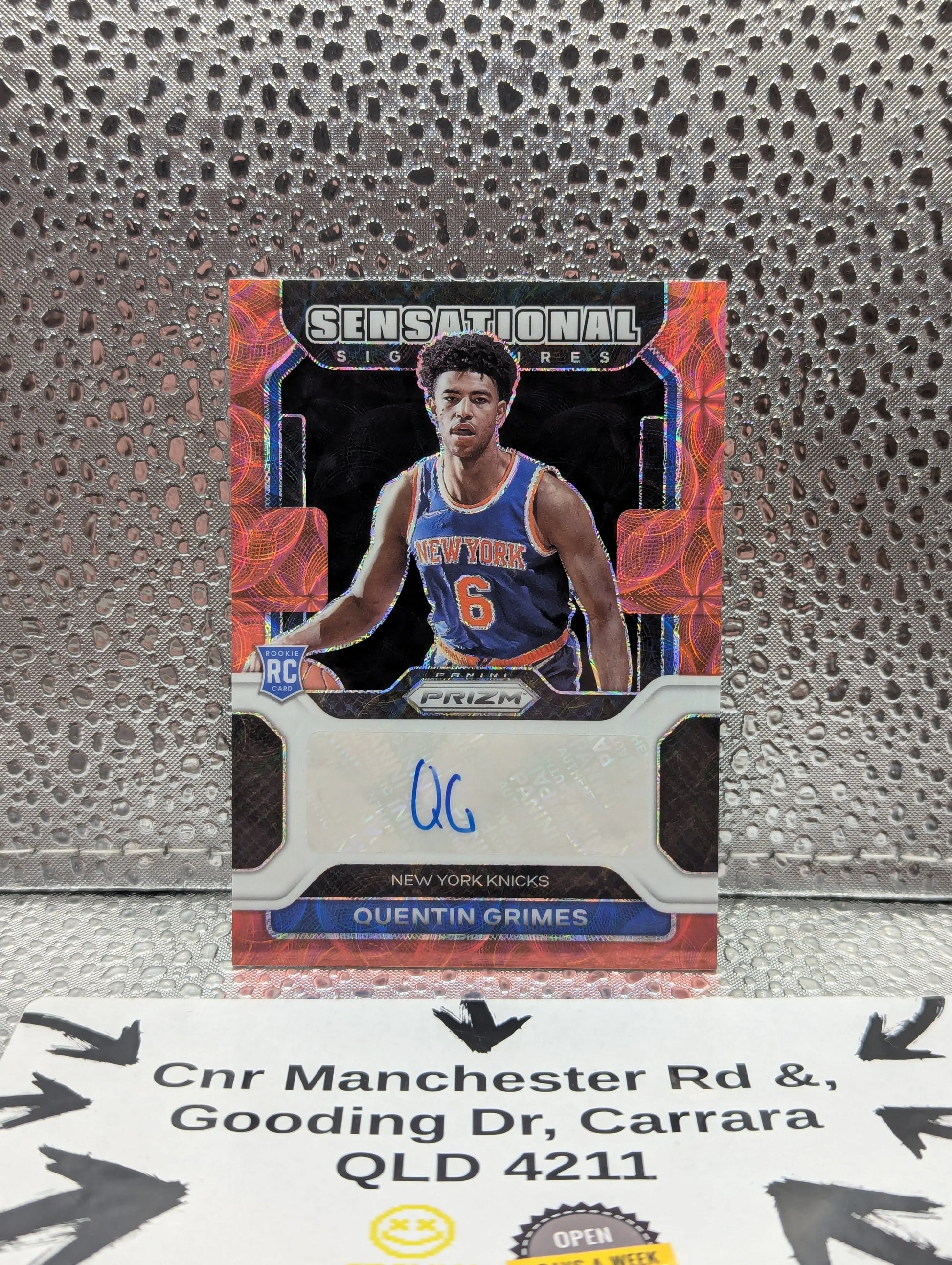 2021-22 Panini Prizm QUENTIN GRIMES Red Rookie Scope AUTO FRENLY BRICKS - Open 7 Days