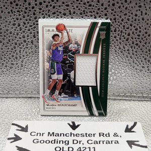 2022-23 Panini IMMACULATE MarJon Beauchamp PATCH /99 Rookie FRENLY BRICKS - Open 7 Days