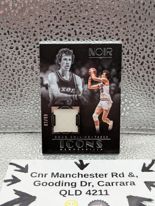 2017-18 Panini NOIR DOUG COLLINS Memorabilia /99 FRENLY BRICKS - Open 7 Days