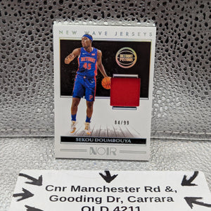 2019-20 Panini NOIR SEKOU DOUMBOUYA patch /99 FRENLY BRICKS - Open 7 Days