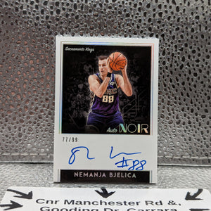 2018-19 Panini NOIR Nemanja Bjelica /99 AUTO FRENLY BRICKS - Open 7 Days