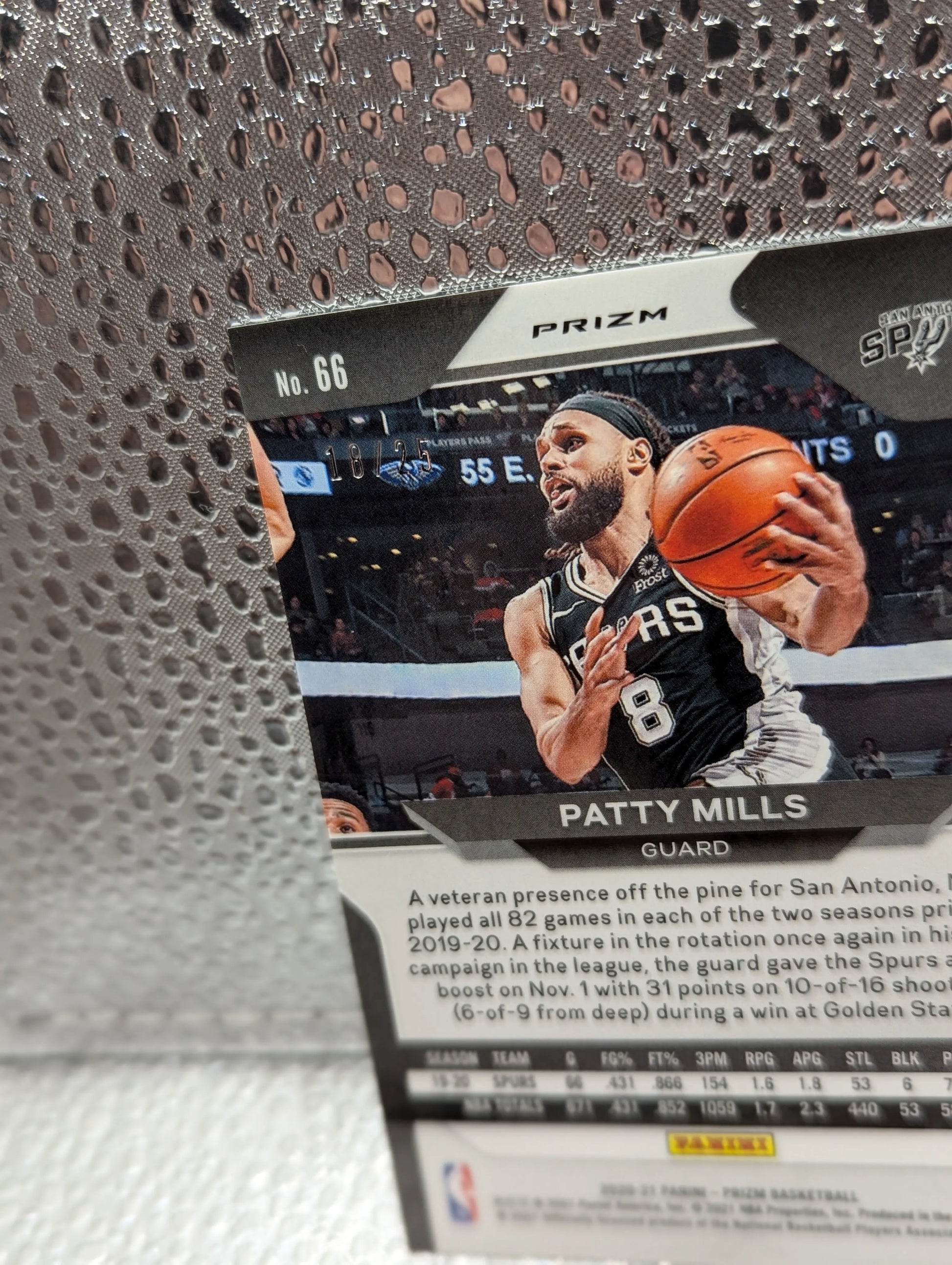 2020-21 Panini Prizm PATTY MILLS mojo /25 FRENLY BRICKS - Open 7 Days