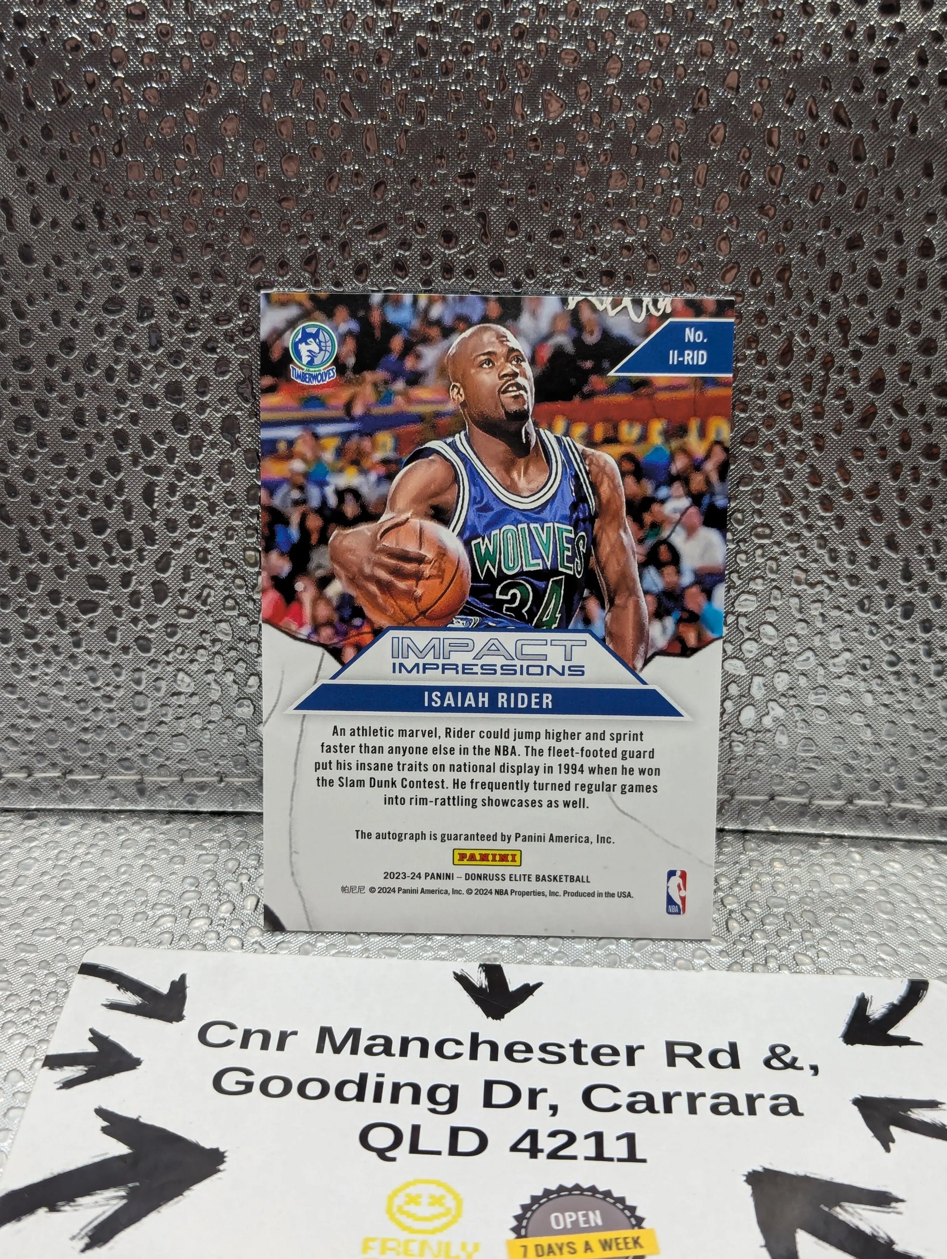 2023-24 Panini ELITE Isaiah Rider AUTO FRENLY BRICKS - Open 7 Days