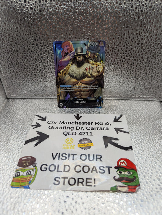 Rob Lucci OP07-079 - 500 Years in the Future Alt Art Leader ONE PIECE FRENLY BRICKS - Open 7 Days