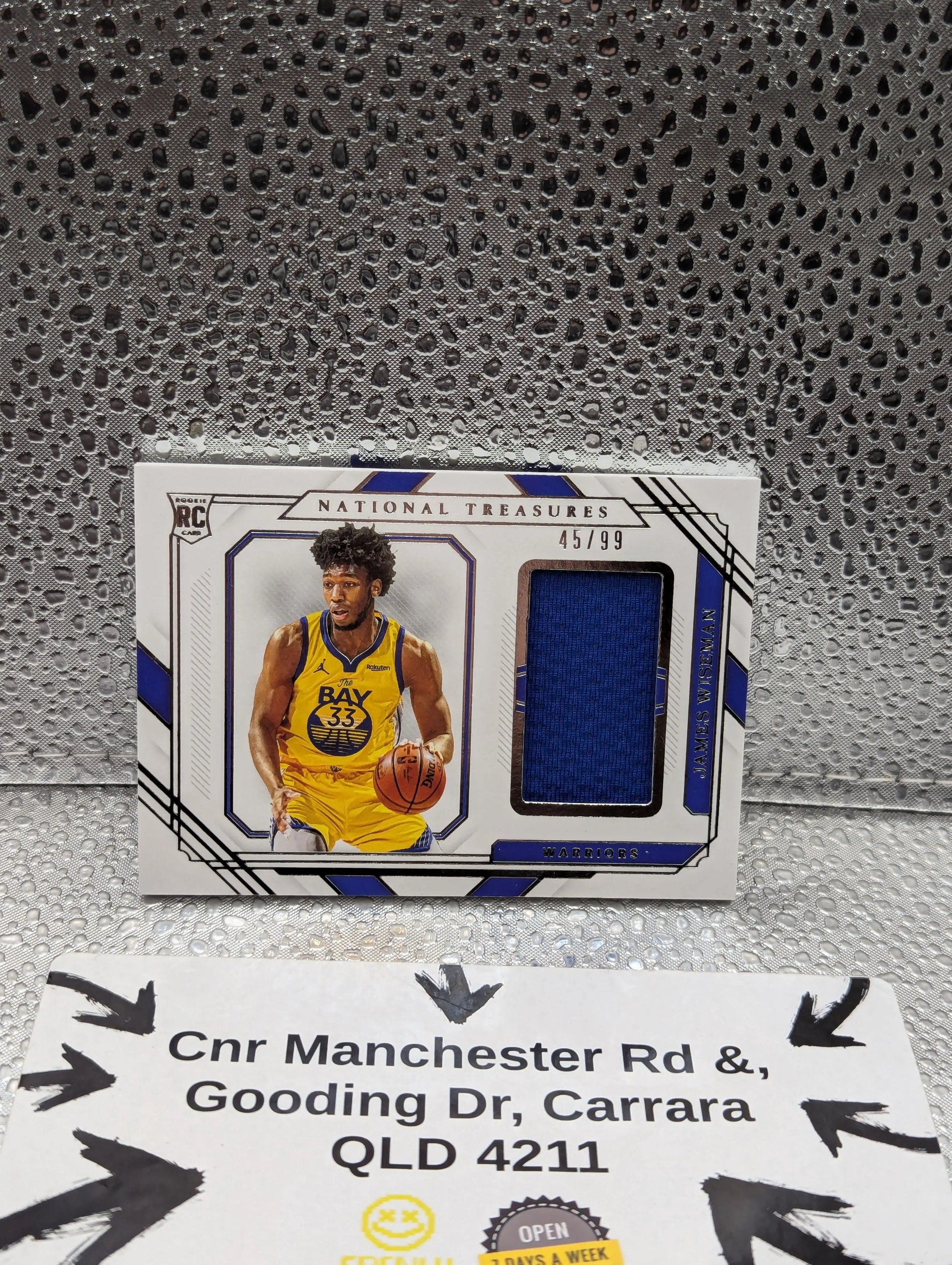 2020-21 Panini NATIONAL TREASURES BASKETBALL James Wiseman Patch /99 Rookie FRENLY BRICKS - Open 7 Days