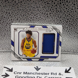 2020-21 Panini NATIONAL TREASURES BASKETBALL James Wiseman Patch /99 Rookie FRENLY BRICKS - Open 7 Days