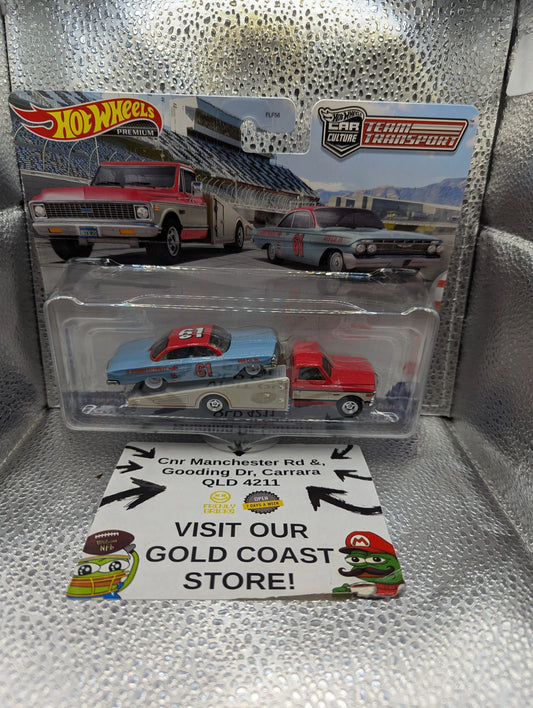 NEW Hot Wheels Team Transport 61 Impala 72 Chevy Ramp Truck Chevrolet No 54 FRENLY BRICKS - Open 7 Days