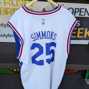 Adidas NBA 76ers Jersey Ben Simmons sz XL FRENLY BRICKS - Open 7 Days