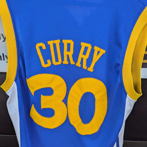 Curry Golden State Warriors NBA Jersey Mens Size L Blue replica FRENLY BRICKS - Open 7 Days