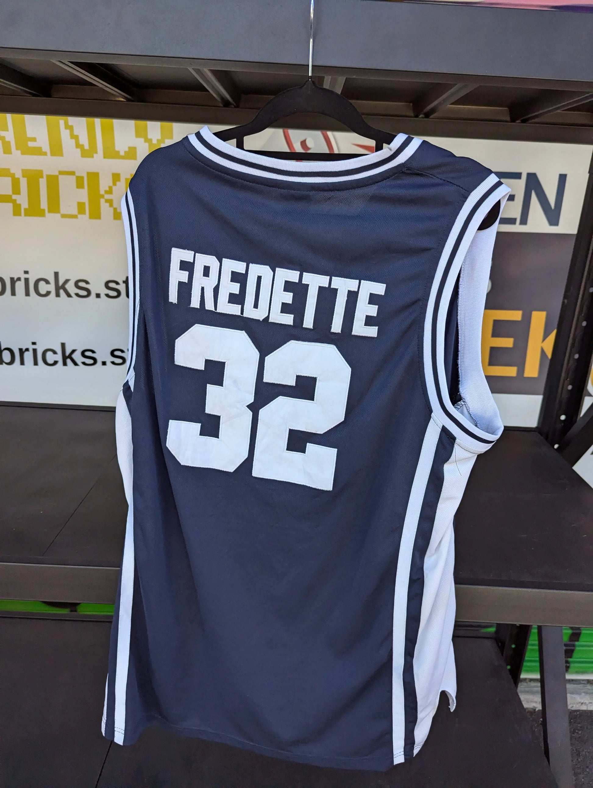 Jimmer Fredette Nike BYU Jersey Navy Blue/White Size XTRA Large Basketball College FRENLY BRICKS - Open 7 Days